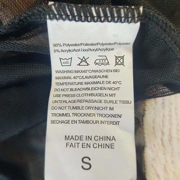 Sexy Sheer Stretch Lace Mesh Front Closure Babydoll Lingerie sz S - Picture 9 of 9